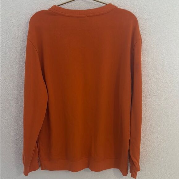 Halloween Orange “Too old for this sheet” Graphic Sweatshirt- Size XL - Picture 5 of 5